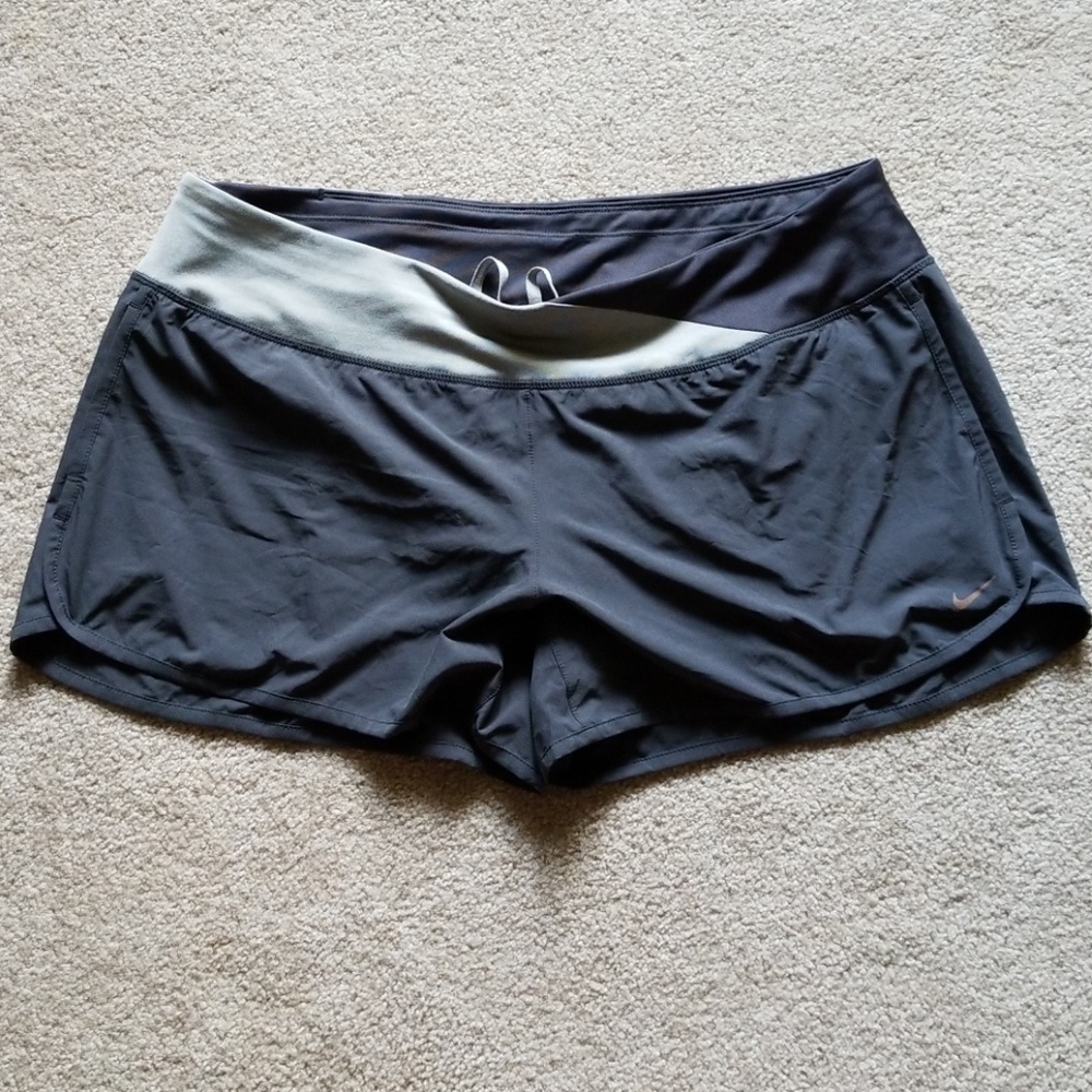 Nike dry fit Gray jogging running shorts